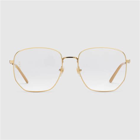 Gucci metal eyeglass frames